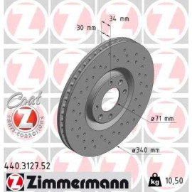 Bremsscheibe VA Sport 440.3127.52 Bremsscheibe VA Sport 440.3127.52