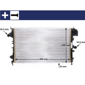 Kühler, Motorkühlung CR 8 000S