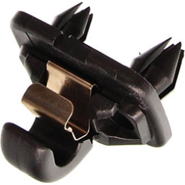 Original VAG Halter für Sonnenblende Audi A3 15- (Farbe: Schwarz) 8W0857562A4PK