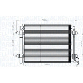 KONDENSATOR, KLIMAANLAGE BC833