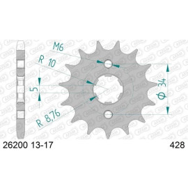AFAM Ritzel 15 Zähne 26200-15