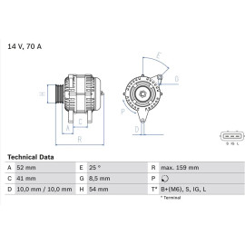 Lichtmaschine 0 986 040 471