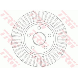 TRW Bremsscheibe Jeep P. Grand Cherokee 05-/Commander DF6251 TRW Bremsscheibe Jeep P. Grand Cherokee 05-/Commander DF6251
