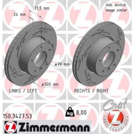 ZIMMERMANN Bremsscheibe 150.3427.53 ZIMMERMANN Bremsscheibe 150.3427.53