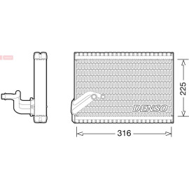 DENSO Verdampfer DEV21003