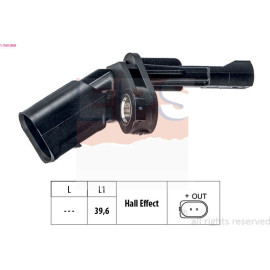 Sensor, Raddrehzahl 1.960.009