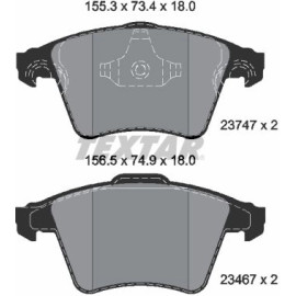Bremsbelagsatz Vw P. T5 03 2374701