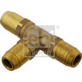 febi bilstein 06835 Steckverbinder für Druckluftleitung (universell verwendbar) – Innendurchmesser 10 mm, Steckverbinderausführung T