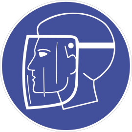 Aufkleber Gesichtsschutz 31361 Aufkleber Gesichtsschutz 31361
