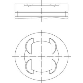 MAHLE Kolben 681 PI 00109 000