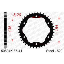AFAM Kettenrad STAHL 38 Zähne 50804K-38