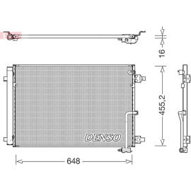 DENSO Klimaanlagenkühler DCN02045