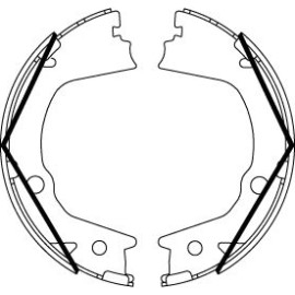 TRW Bremsbacken GS8859