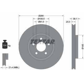 Bremsscheibe 92108505