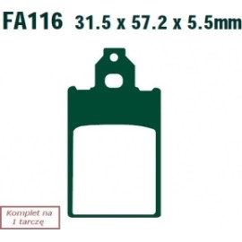 EBC Bremsklötze FA116SFA EBC Bremsklötze FA116SFA