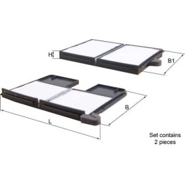 MAHLE Filter, Innenraumluft LA 186/S