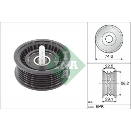 Umlenk-/Führungsrolle, Keilrippenriemen 532 0784 10