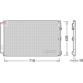 DENSO Klimaanlagenkühler DCN06009