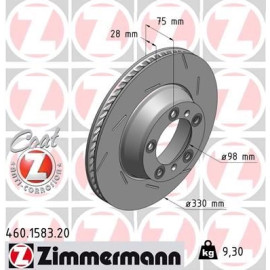 ZIMMERMANN Bremsscheibe 460.1583.20 ZIMMERMANN Bremsscheibe 460.1583.20