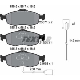 Bremsbelagsatz Ford P. Mondeo 93 2307104