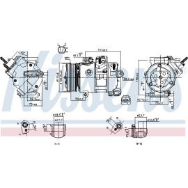 Nissens Klimakompressor 890772 Nissens Klimakompressor 890772