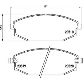 BREMBO Bremsklötze VA P 54 027