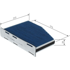 Aktivkohleinnenraumfilter 0 986 628 615