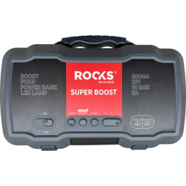ROOKS Super Boost 12V Starthilfe und Kompressor – 2000A Leistung