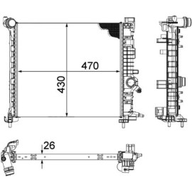 Kühler, Motorkühlung CR 1188 000P