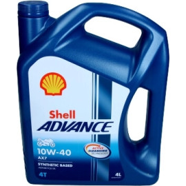 Shell Advance 4T AX7 10W-40 4L 550053816
