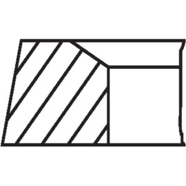 MAHLE Kolbenringsatz 504 01 N0