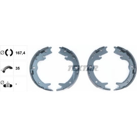 Handbremsbacken Honda Accord 03- Combi/Legend 91062800