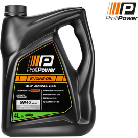 PROFIPOWER Motoröl 5W-40 A3/B4 BMW Longlife-01 GM-LL-B-025 MB 229.5 VW 502 00 / 505 00 4 Liter 5W40 PP A3B4 4