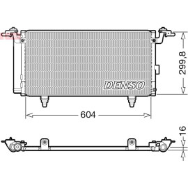 DENSO Kondensator, Klimaanlage DCN36005