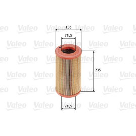 Valeo Luftfilter 585622