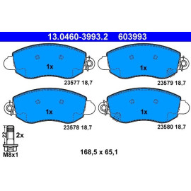 Bremsbelagsatz Ford P. Transit 2.0-2.4 Tdci 00-06 13.0460-3993.2