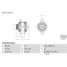 Lichtmaschine 0 986 049 520