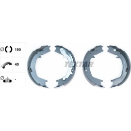 Handbremsbacken Kia Sportage 04-/Tuscon 190X40 91066400