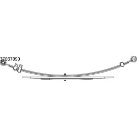 Federpaket - Federung/Dämpfung Nissan T. Np300 Navara 05- (2+2) (670/740mm) 10.370.370.90