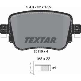 Bremsbelagsatz Vw T. Sharan 1.4-2.0 Tsi 15 2511003