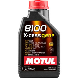 Motul 8100 X-cess gen2 5W-40 A3/ B4 1 Liter 109774