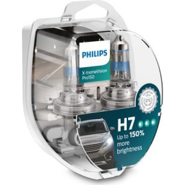 H7 12V 55W PX26d X-tremeVision Pro150 2 Stück Philips 12972XVPS2