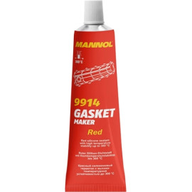 MANNOL Gasket Maker Red 9914 Hochtemperatursilikon 85G Rot MN9914