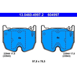 Bremsbelagsatz Db P. W211/W220/R230 Amg 02-12 13.0460-4997.2