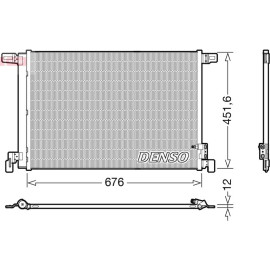 DENSO Kondensator, Klimaanlage DCN02008