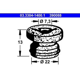 Stoppen, Bremsflüssigkeitsbeh„Lter 03.3304-1400.1