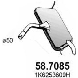 Endschalldämpfer 58.7085