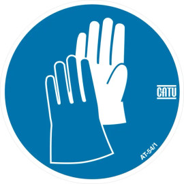 HV Gebotszeichen Handschutz 50mm AT-54/05 HV Gebotszeichen Handschutz 50mm AT-54/05