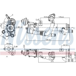 Nissens AGR-Kühler 989329 Nissens AGR-Kühler 989329