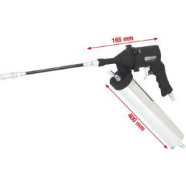 KS TOOLS Pneumatische Fettpresse mit flexiblem Schlauch und Düse 515.3900
